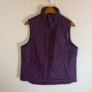 CE Schmidt Workwear Vest Women L Purple Fit For Her Quilted Puffer Jacket Rugged